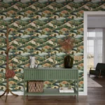 Funny hills with tree Wallpaper