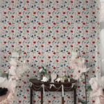 Poppies, daisies, wallpaper