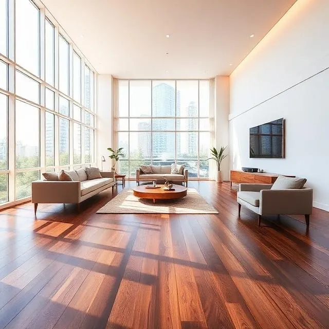 Wenge Lacquered Dark Wood Flooring