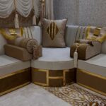 Wooden Bench Majlis, Arabic Majlis Sofa07