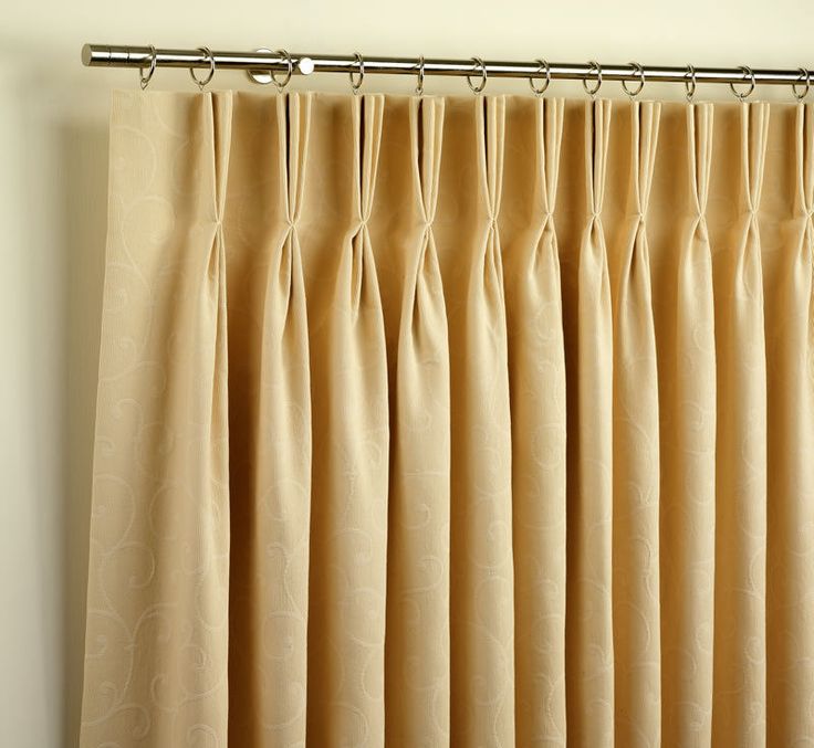 luxury pinch pleat curtains