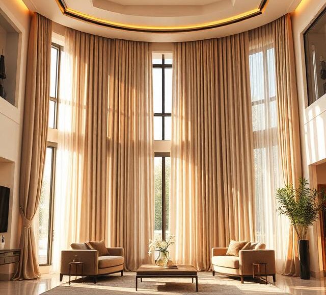 Floor-to-Ceiling Curtains