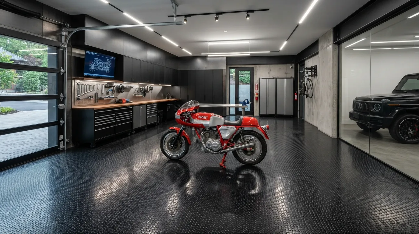 Rubber Garage Flooring Rolls
