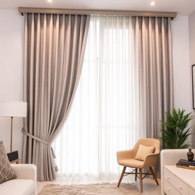 Luxury Motorized Curtain Dubai