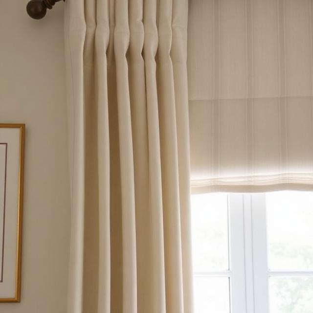 Pencil Pleat and Pinch Pleat for Classic Villa Interiors