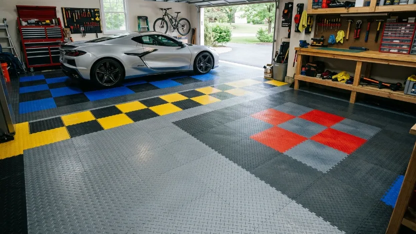Vinyl Garage Floor Tiles