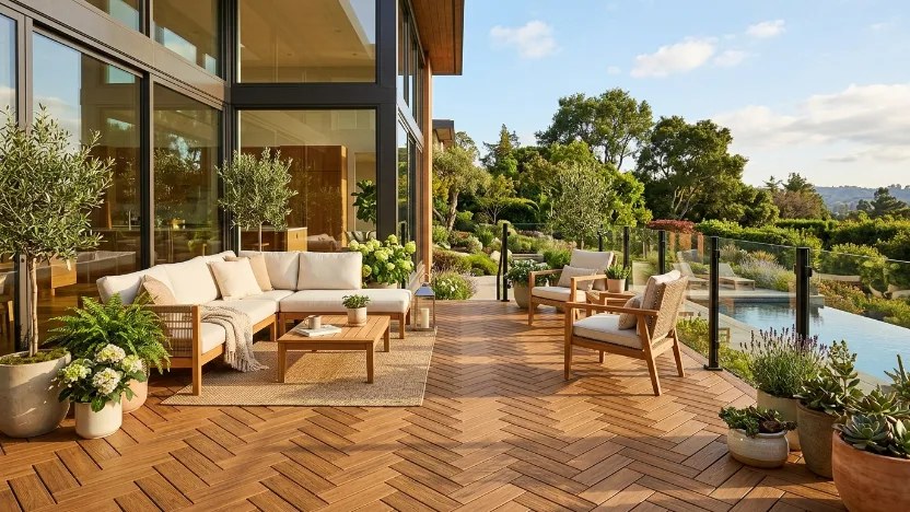 Outdoor Composite Deck Tiles