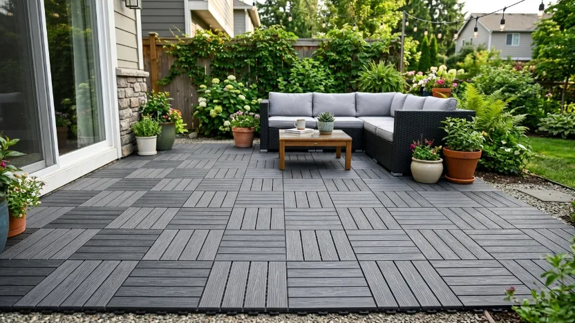 Interlocking Deck Tiles Flooring