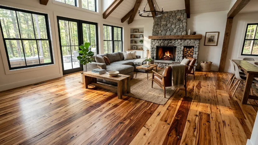 Solid Hickory Wood Flooring