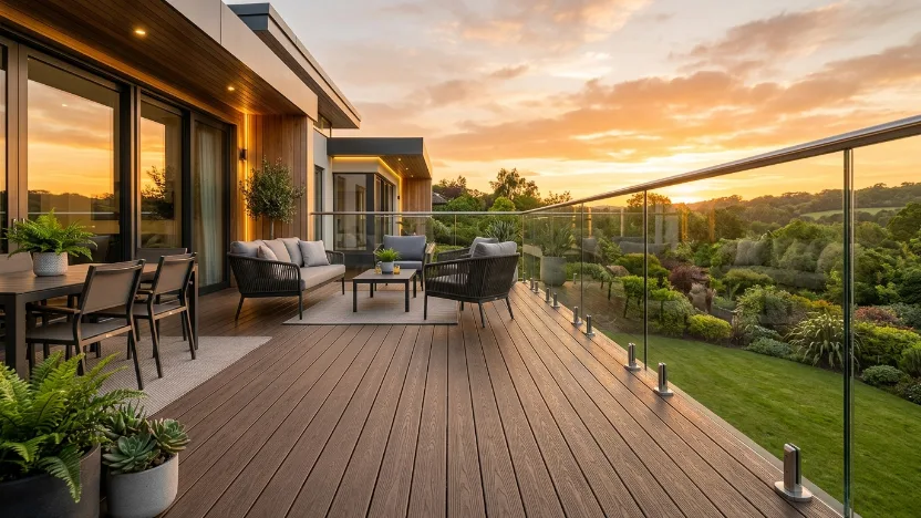 Wood Plastic Composite Deck Flooring