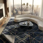 Geometric Living Room Carpet