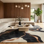 Abstract Living Room Carpet