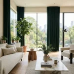 Palazzo Velvet Curtains Dubai