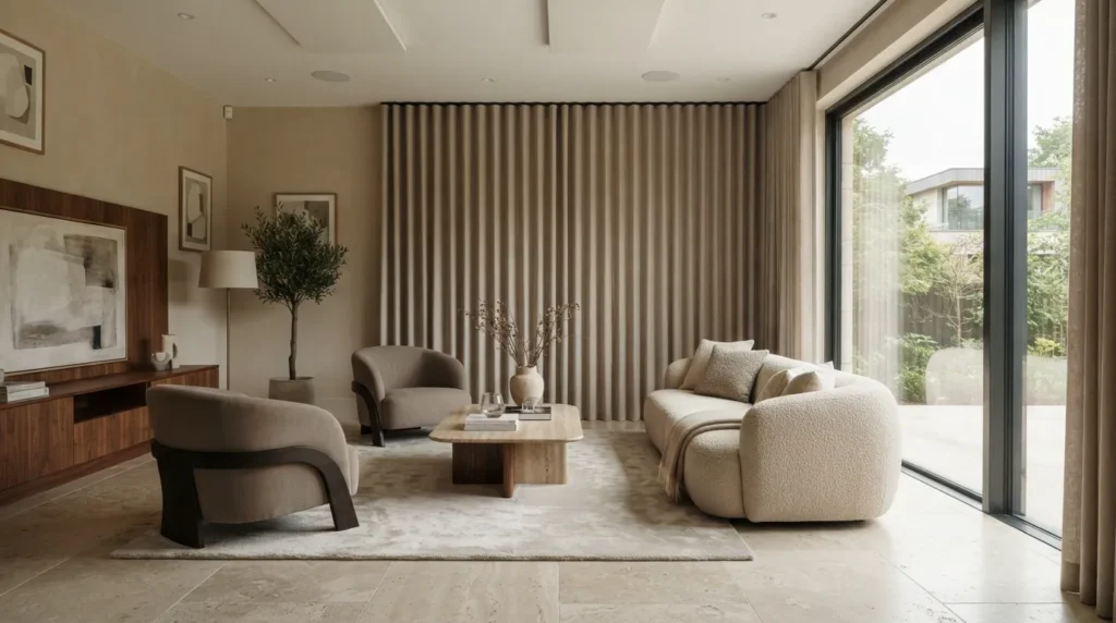 Ripple Fold Bedroom Curtains Dubai