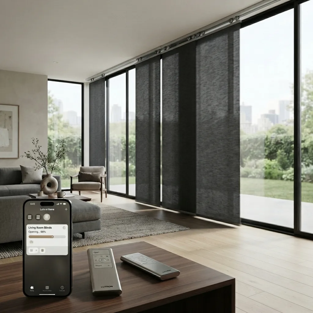 Motorized Panel Blinds Dubai