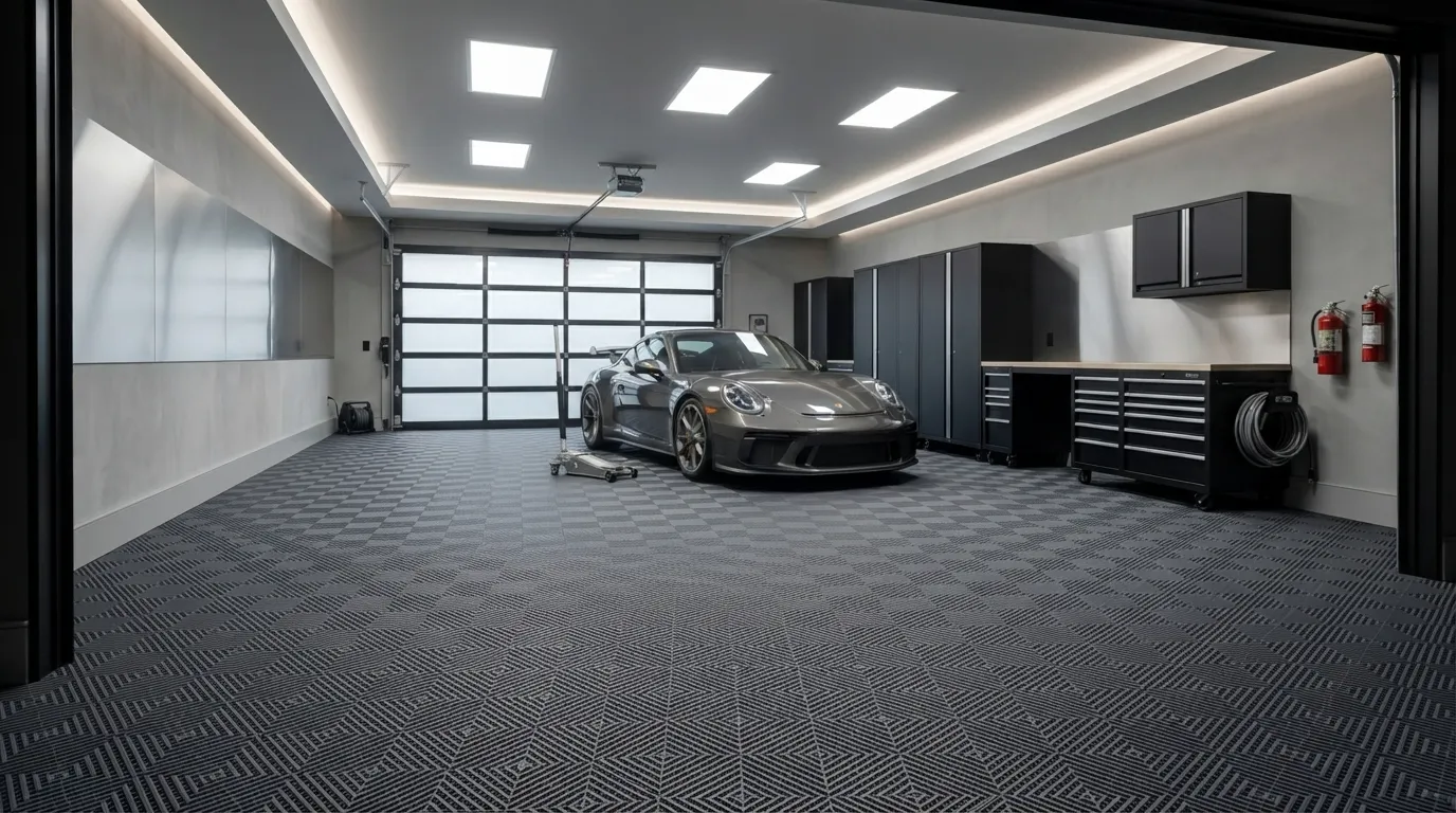 Polypropylene Garage Floor Tiles