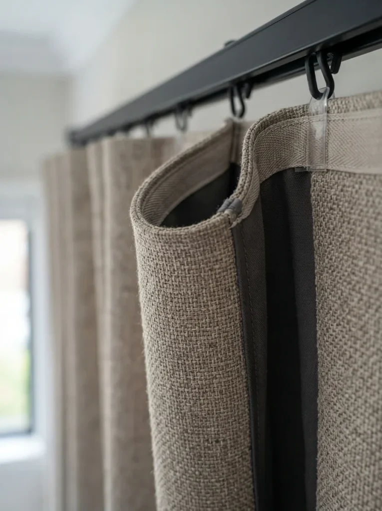 Ripple Fold Bedroom Curtains Dubai