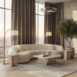 Silk Blend Curtains Dubai