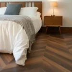 Luxury Walnut Chevron Flooring Dubai