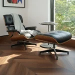 Luxury Walnut Chevron Flooring Dubai