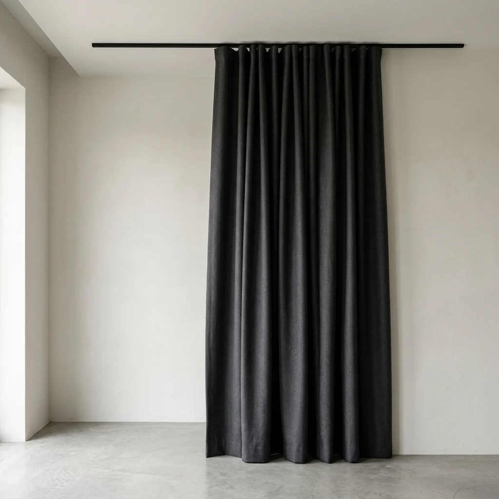 Blackout acoustic curtain