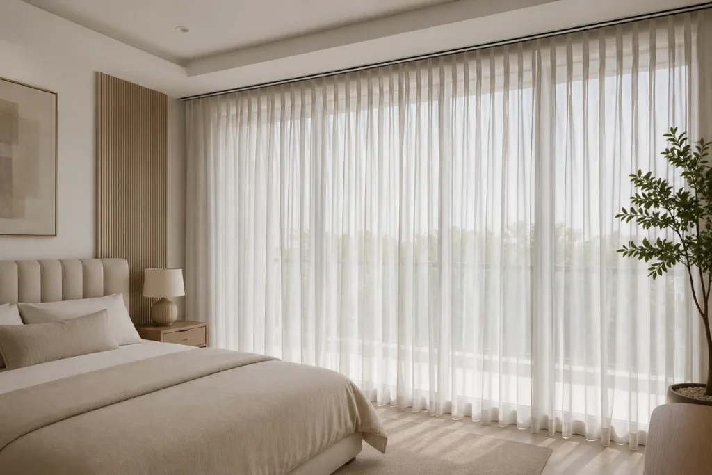 Sheer Pinch Pleat Curtains