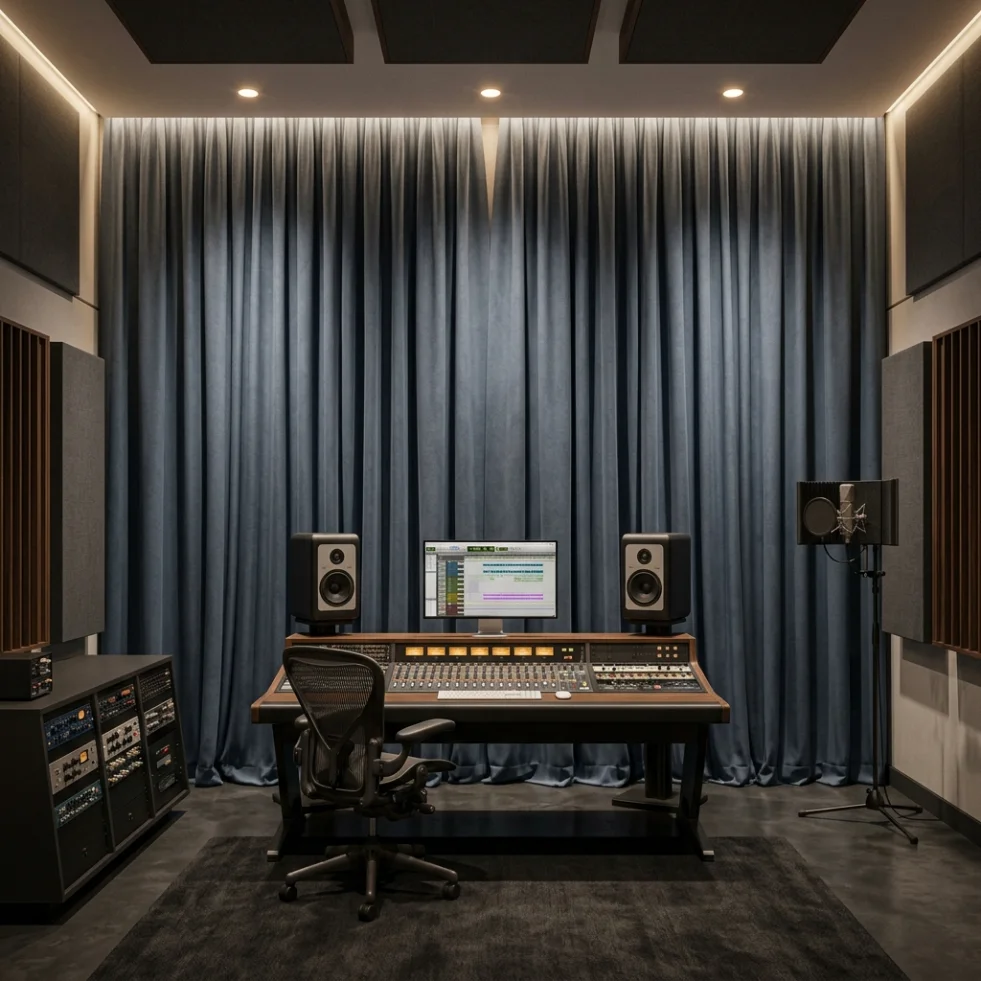 Recording Studio Soundproof Curtain