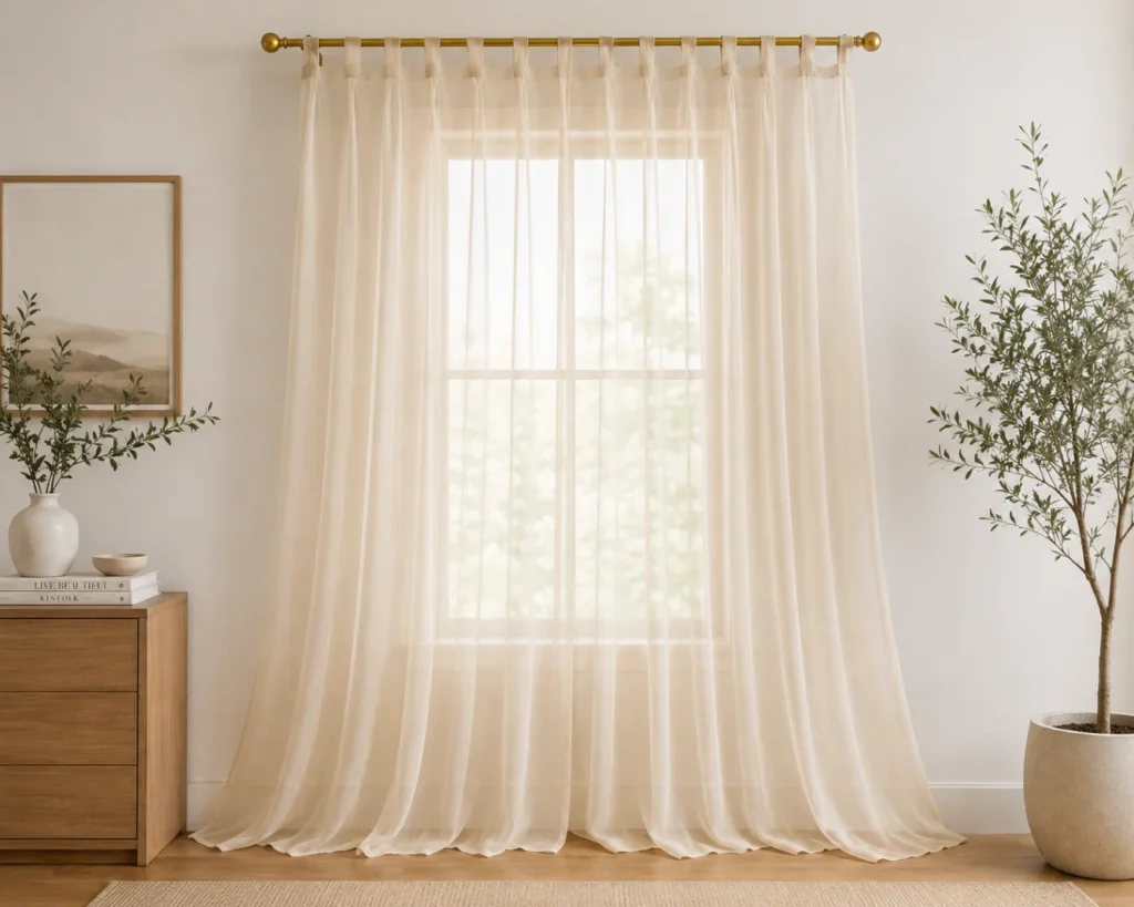 Sheer Chiffon Curtains