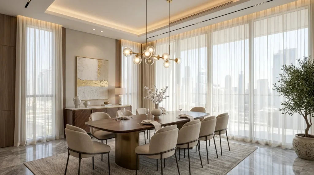 Sheer Curtains For Dining Room