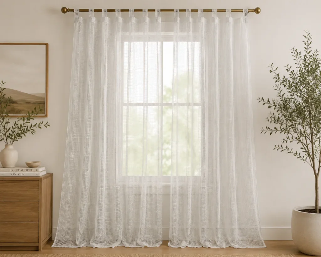 Sheer Polyester Curtains