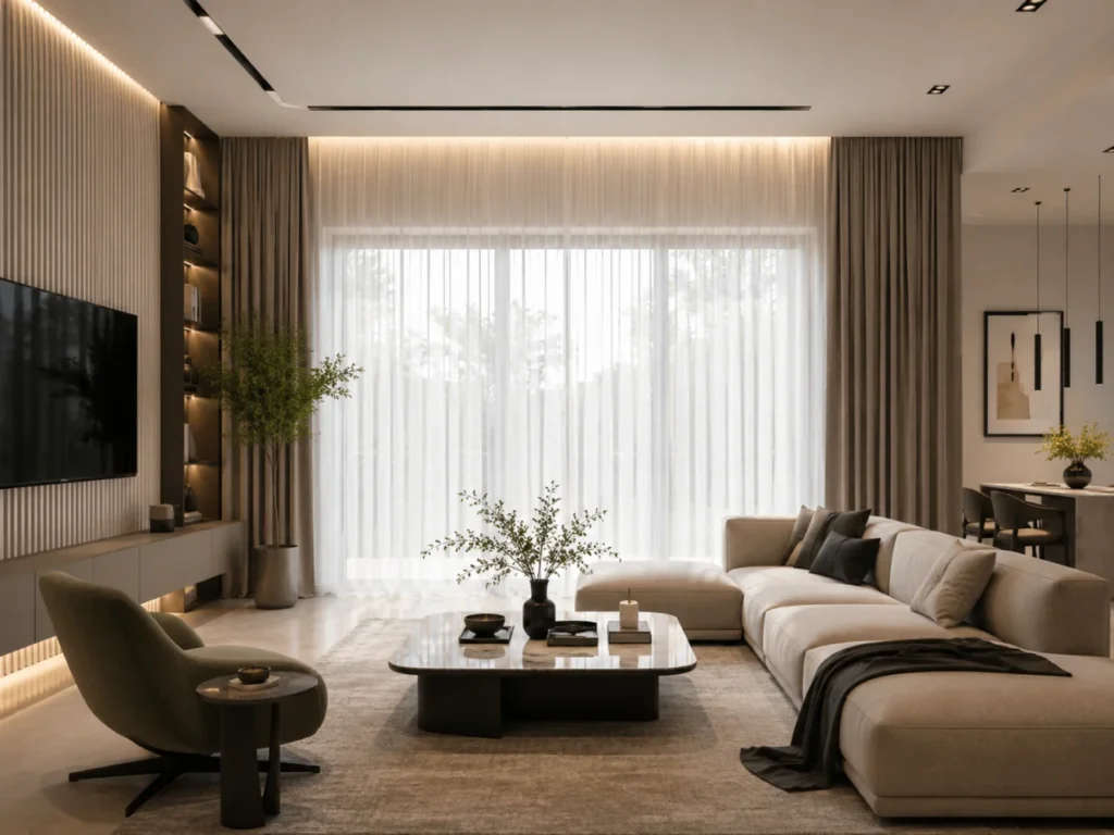 Sheer With Blackout Curtains