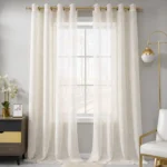 Beige Woven Sheer