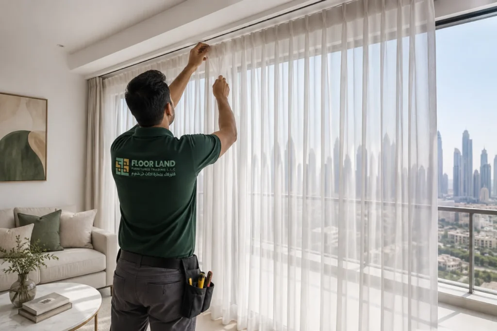 Expert sheer custom installation Dubai