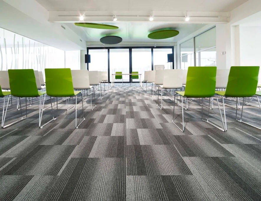 luxury carpet tiles in Dubai Office