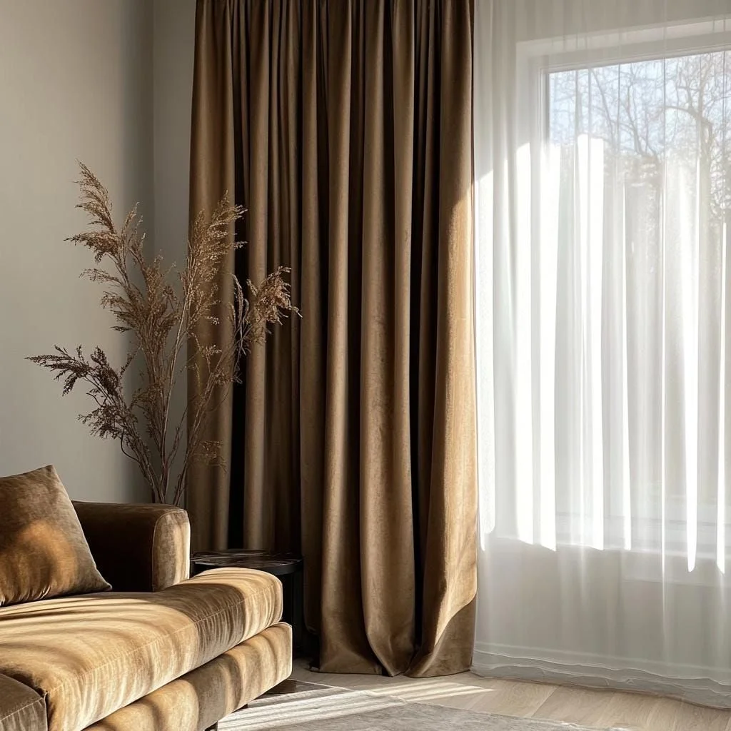 modern sheer curtain shop dubai