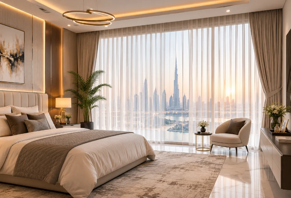 Bedroom Sheer Curtains Dubai