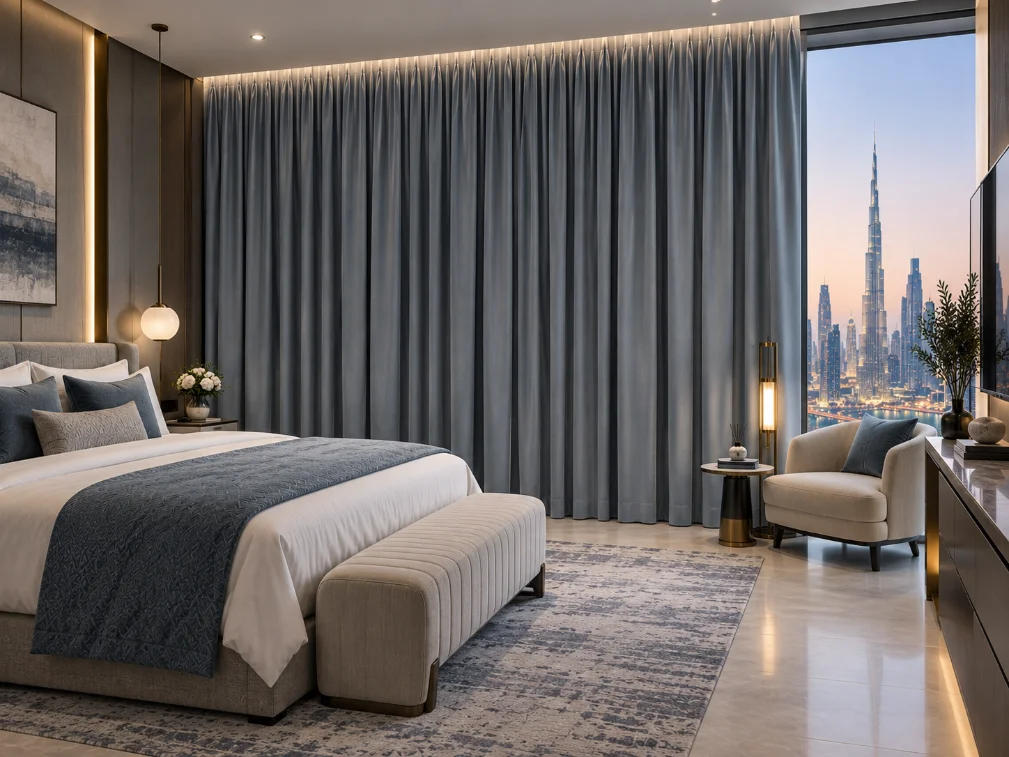 Luxury Hotel Room Blackout Curtains