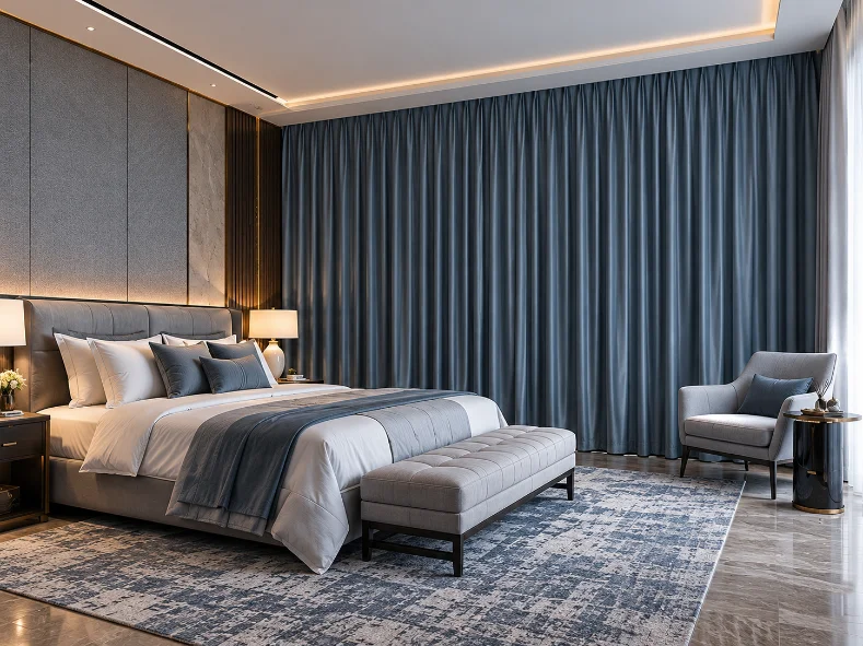 Master Bedroom Curtain in Downtown Dubai