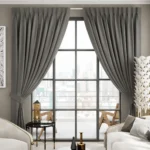 Grey Sleek Drape