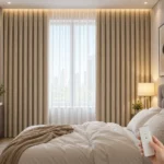 Grey Motor Curtains